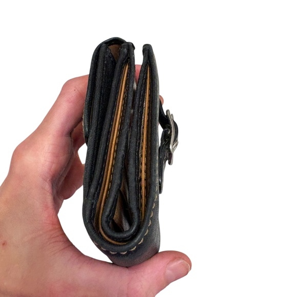 Coach black leather vintage y2k buckle wallet - Picture 5 of 12